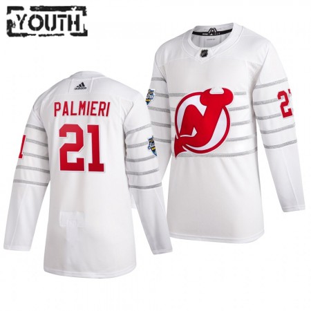 Dresovi New Jersey Devils Kyle Palmieri 21 Bijela Adidas 2020 NHL All-Star Authentic - Dječji
